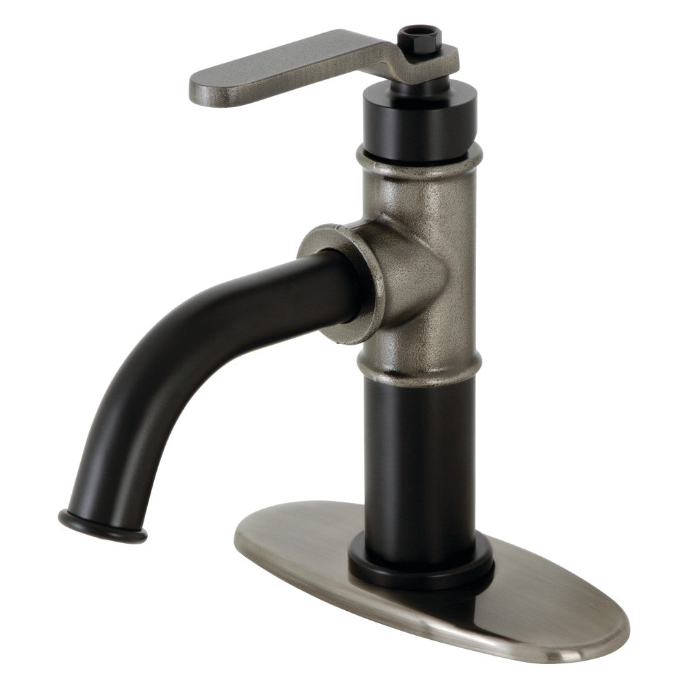 Kingston Brass KSD2828KL Whitaker Single-Handle Bathroom Faucet with Push Pop-Up
