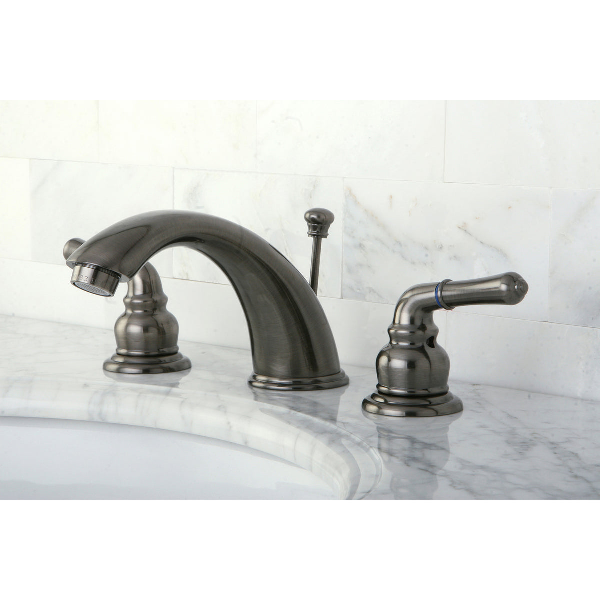 Kingston Brass KB963 Magellan Widespread Bathroom Faucet with Retail Pop-Up