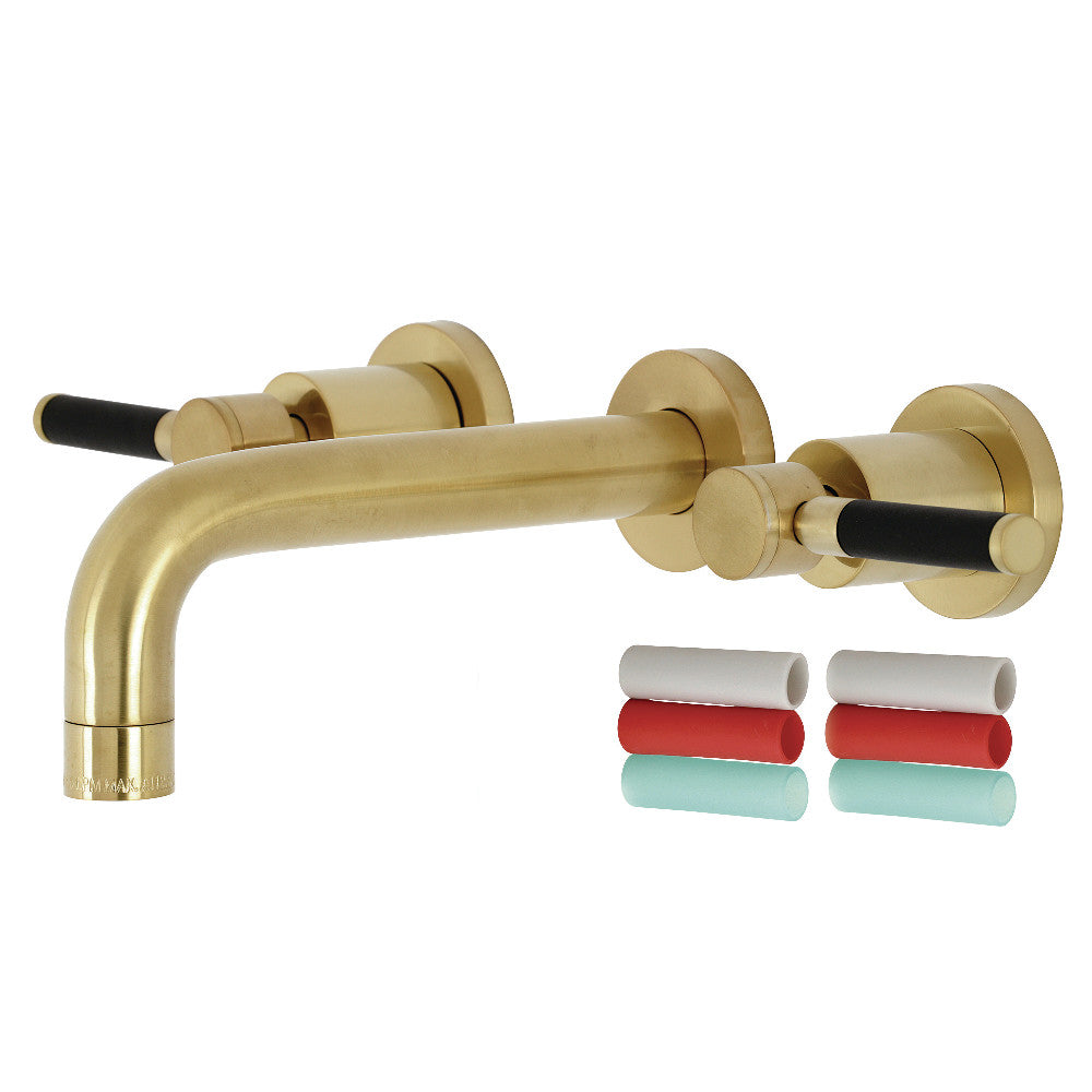 Kingston Brass KS8121DKL Kaiser 2-Handle Wall Mount Bathroom Faucet