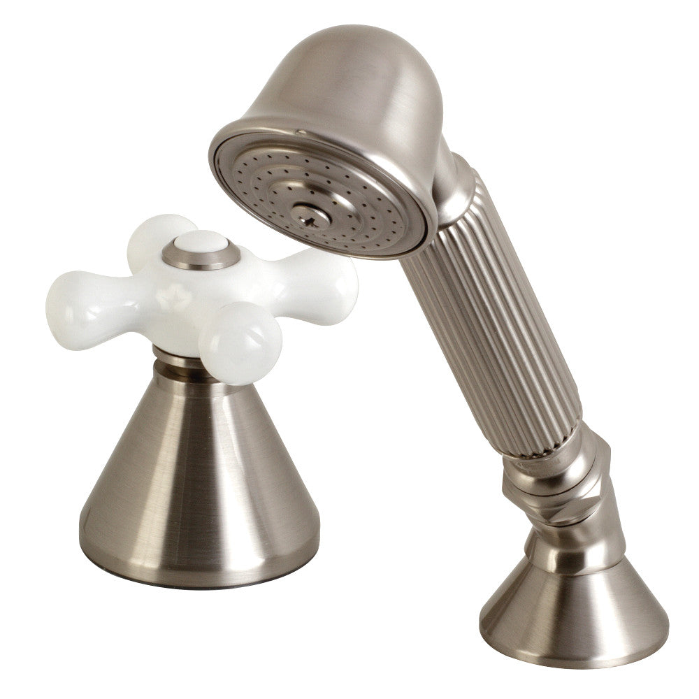 Kingston Brass Deck Mount Hand Shower with Diverter for Roman Tub Faucet