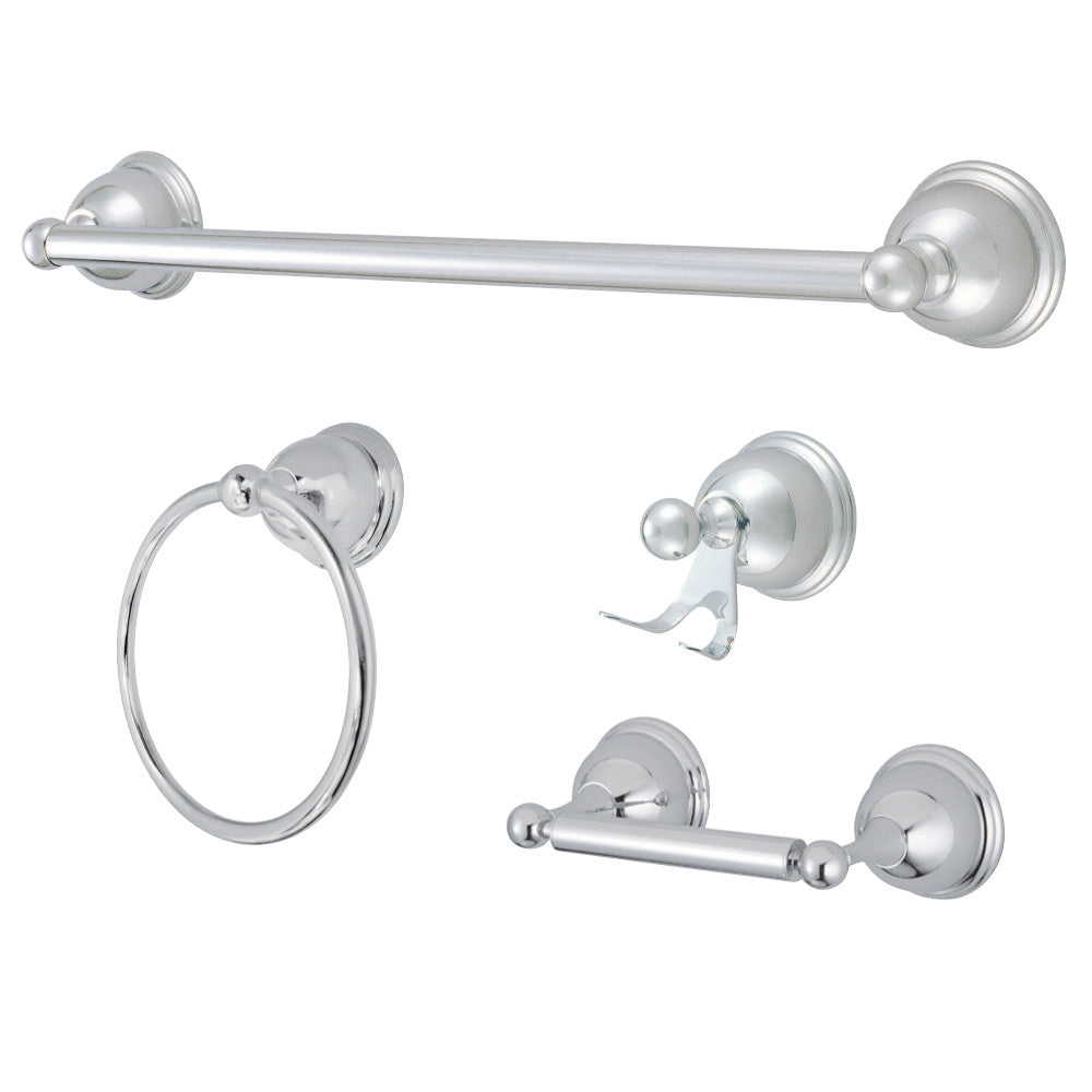 Kingston Brass Restoration 4-Piece Bathroom Hardware