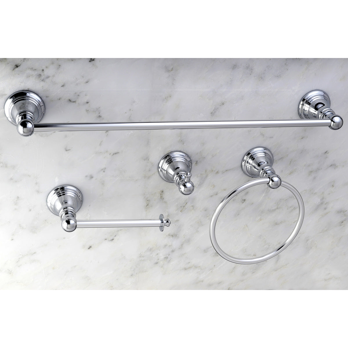Kingston Brass American Classic 4-Piece Bathroom Accessory Set