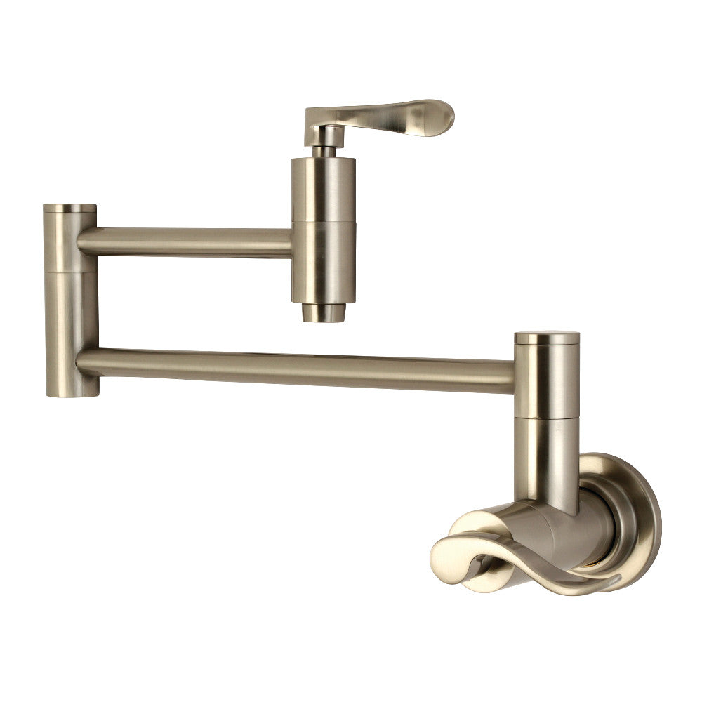 Kingston Brass KS8108DFL Wall Mount Pot Filler Kitchen Faucet