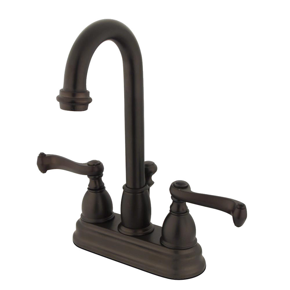 Kingston Brass KB3615FL 4 in. Centerset Bathroom Faucet