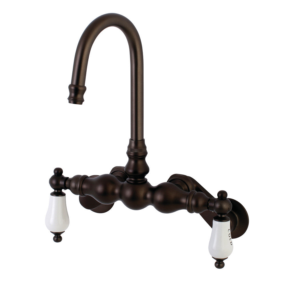 Aqua Vintage Adjustable Center Wall Mount Tub Faucet
