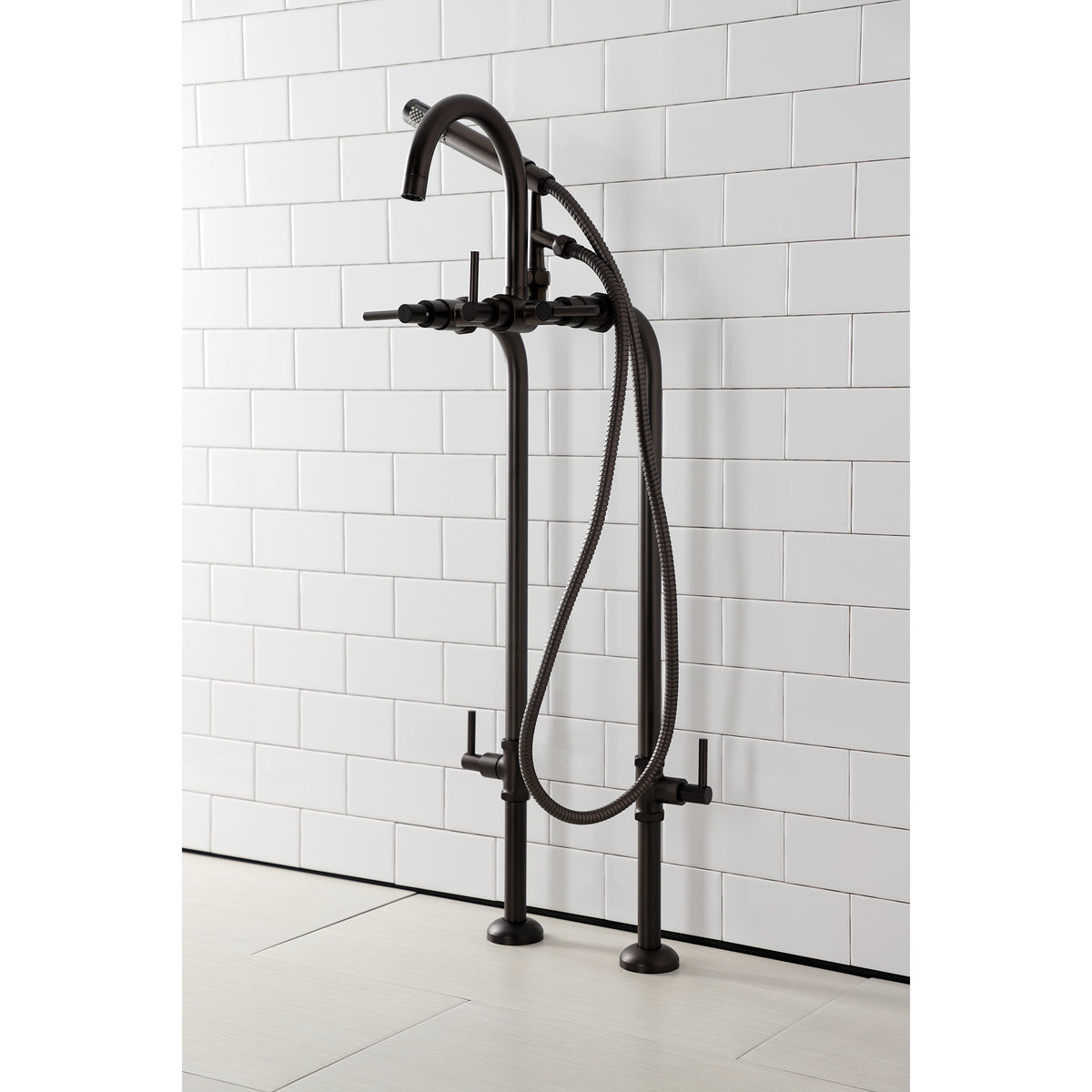 Vintage CCK8108DL Concord Freestanding Tub Faucet with Supply Line, Stop Valve