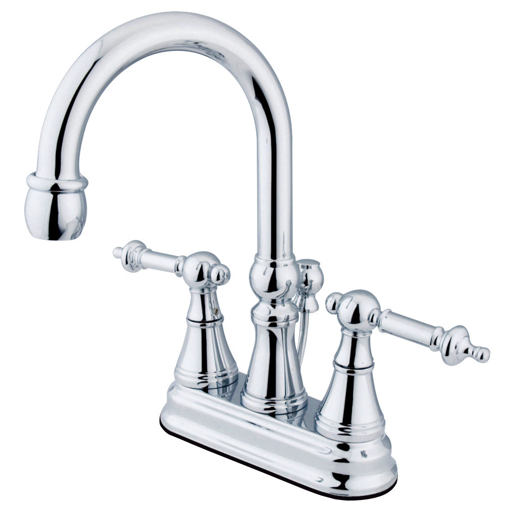 Kingston Brass KS2615TL Templeton 4 in. Centerset Bathroom Faucet