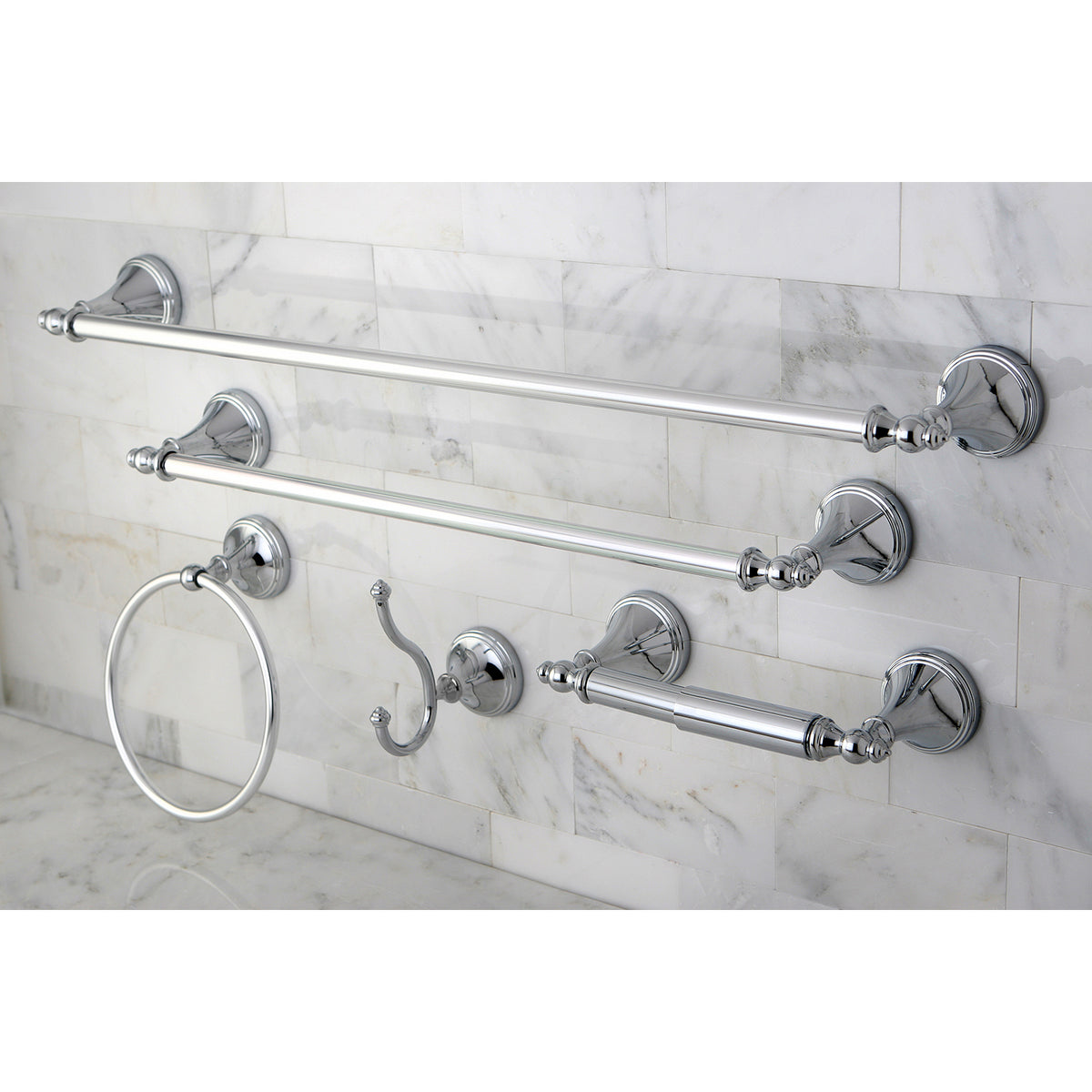 Kingston Brass Naples 5-Piece Bathroom Accessory Set