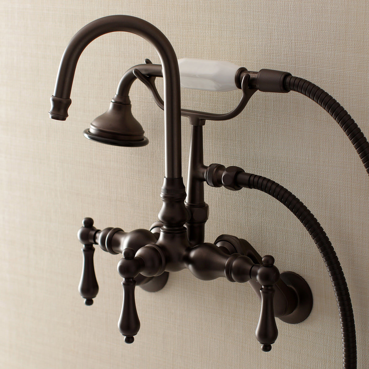 Aqua Vintage Wall Mount Clawfoot Tub Faucets