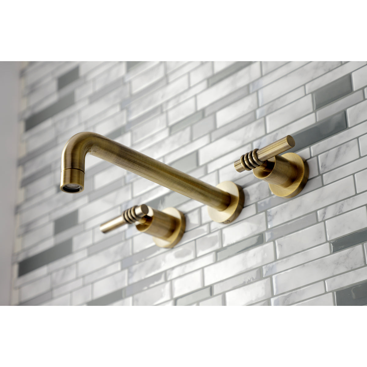 Milano Two-Handle Wall Mount Tub Faucet