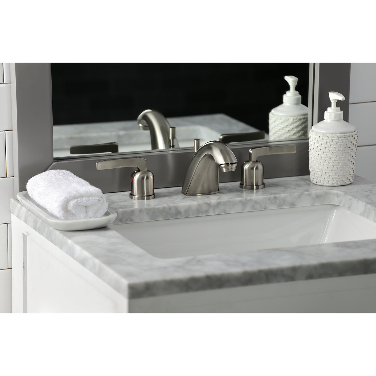 Kingston Brass FB8951EFL Mini-Widespread Bathroom Faucet