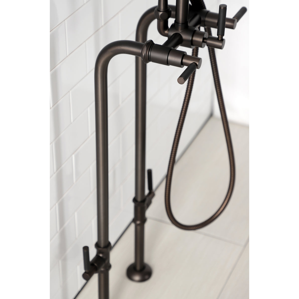 Vintage CCK8406DKL Concord Freestanding Tub Faucet with Supply Line,Stop Valve