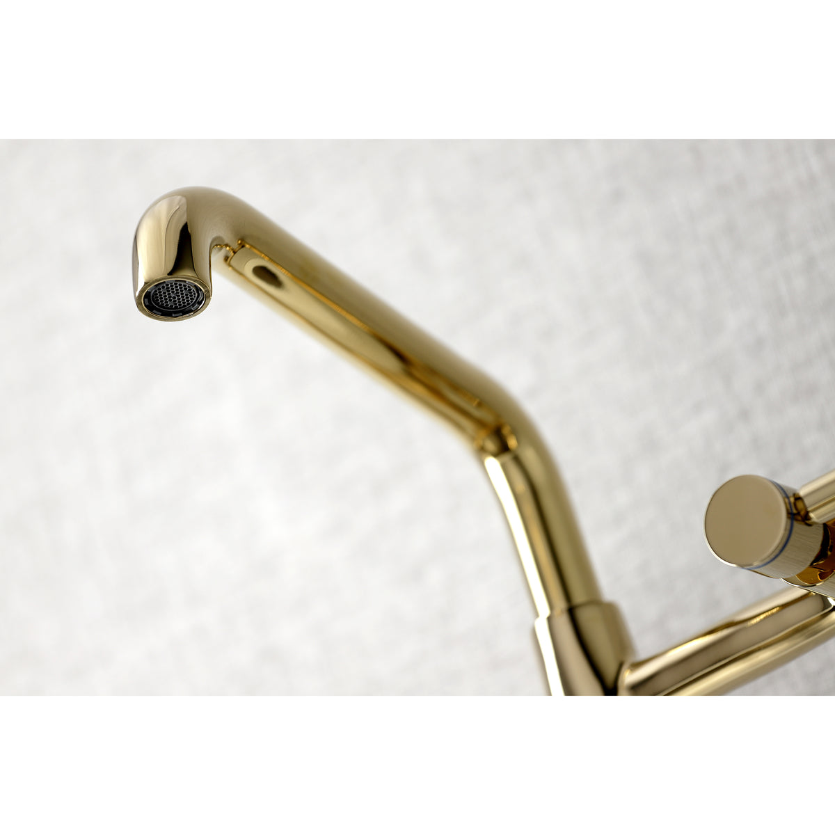 Kingston Brass KS823PN Concord Two-Handle Wall-Mount Kitchen Faucet