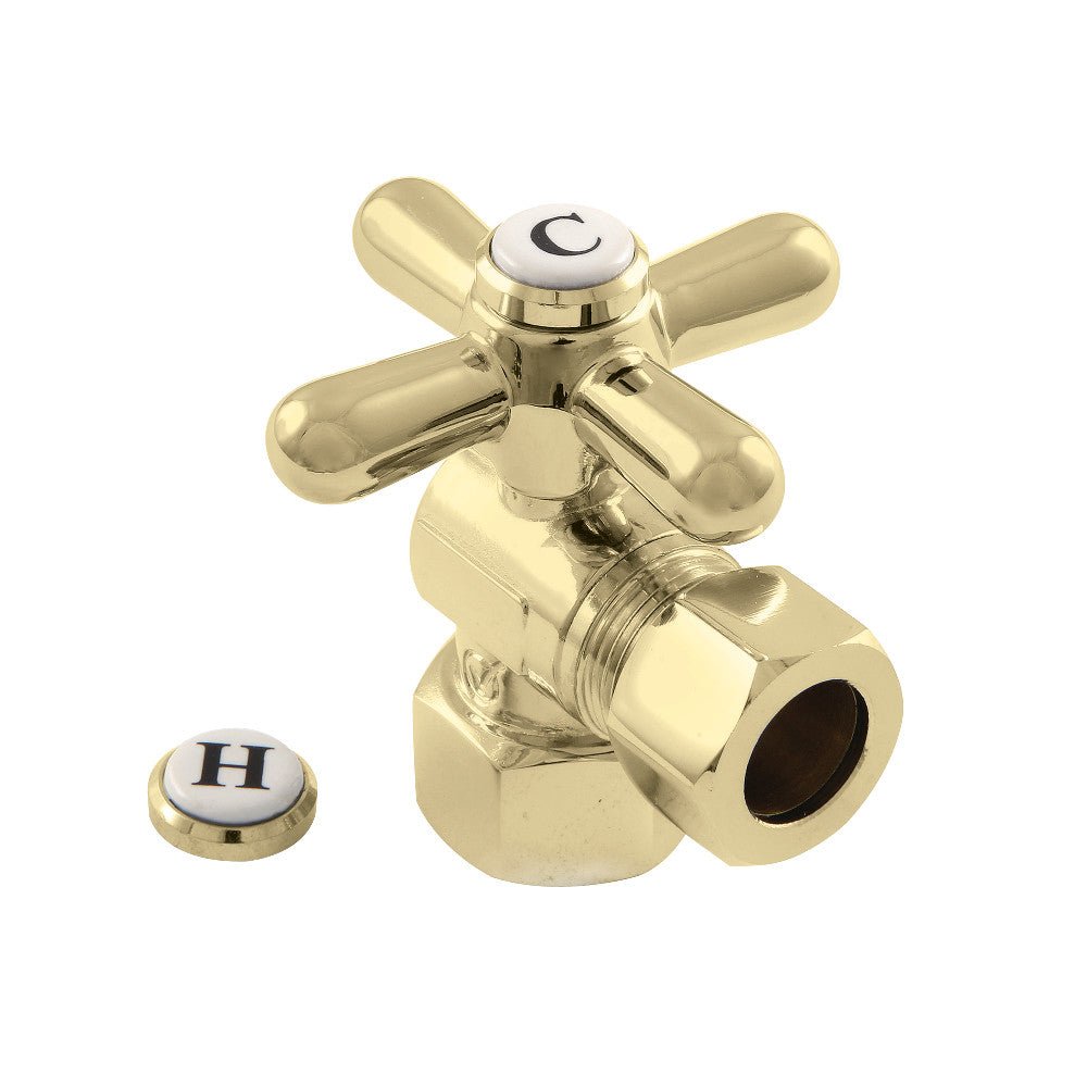 Kingston Brass 1/2" IPS X 1/2" OD Comp Angle Stop Valve