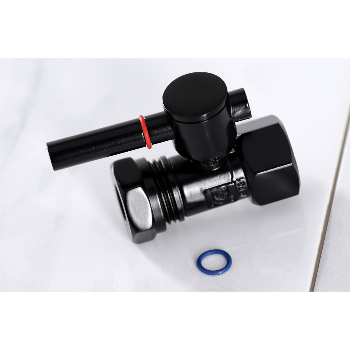 Kingston Brass 5/8" OD Comp X 1/2" OD Comp Straight Shut-Off Valve