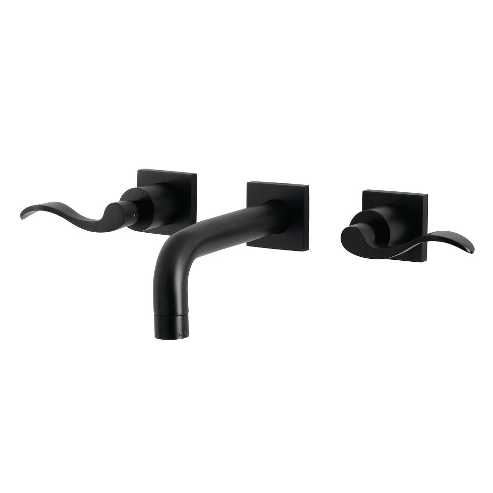 Kingston Brass KS6126DFL NuWave Two-Handle Wall Mount Bathroom Faucet