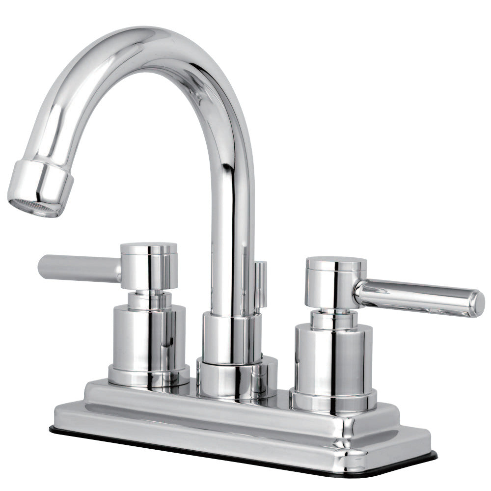 Kingston Brass KS8661DL Concord 4 in. Centerset Bathroom Faucet with Brass Pop-Up