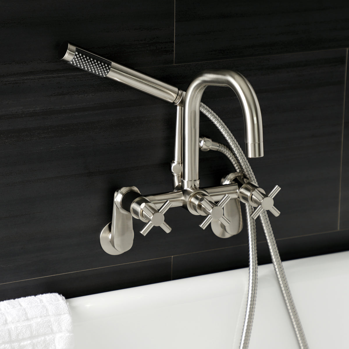 Aqua Vintage Concord Wall Mount Clawfoot Tub Faucet