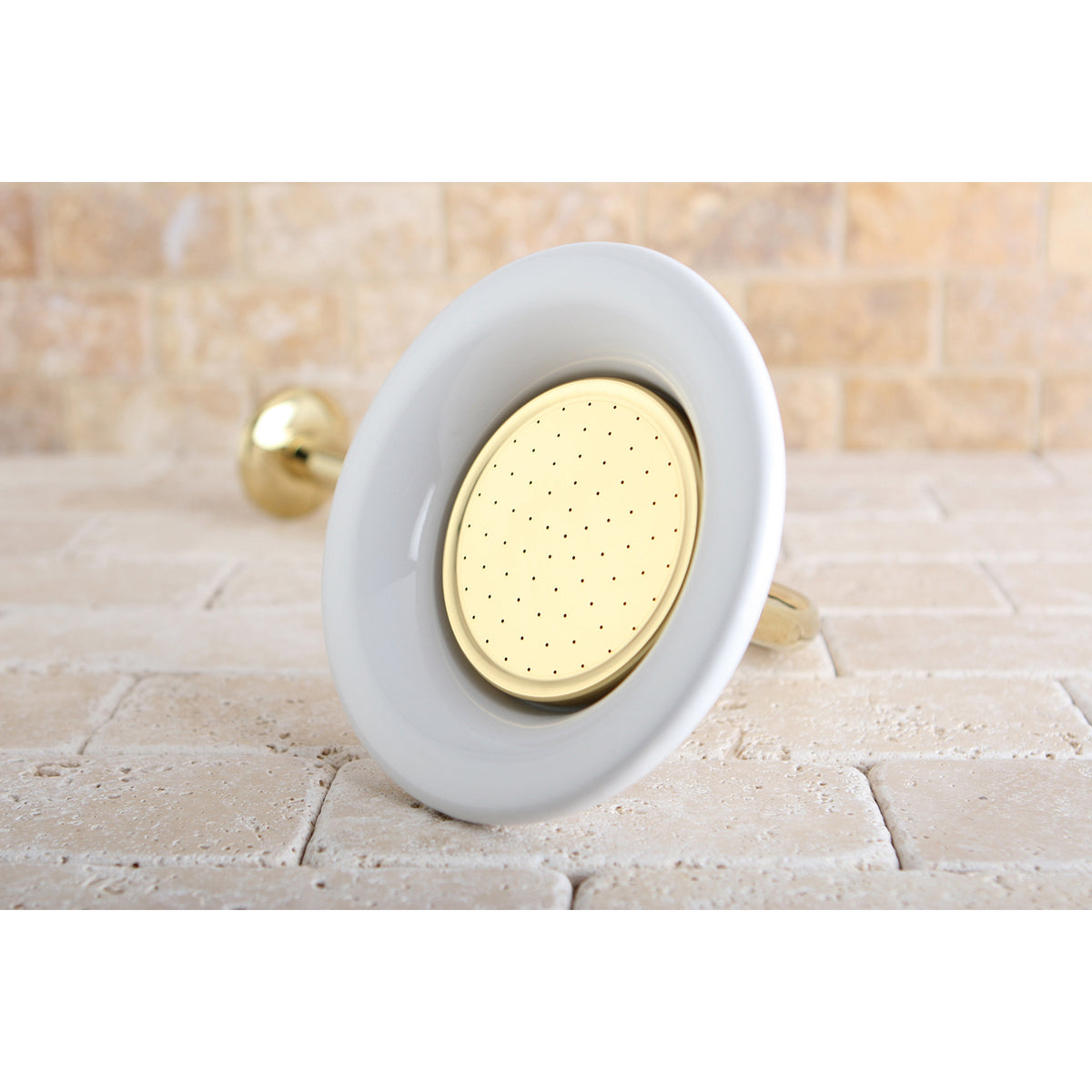 Victorian Sunflower Showerhead with 12" Shower Arm Combo