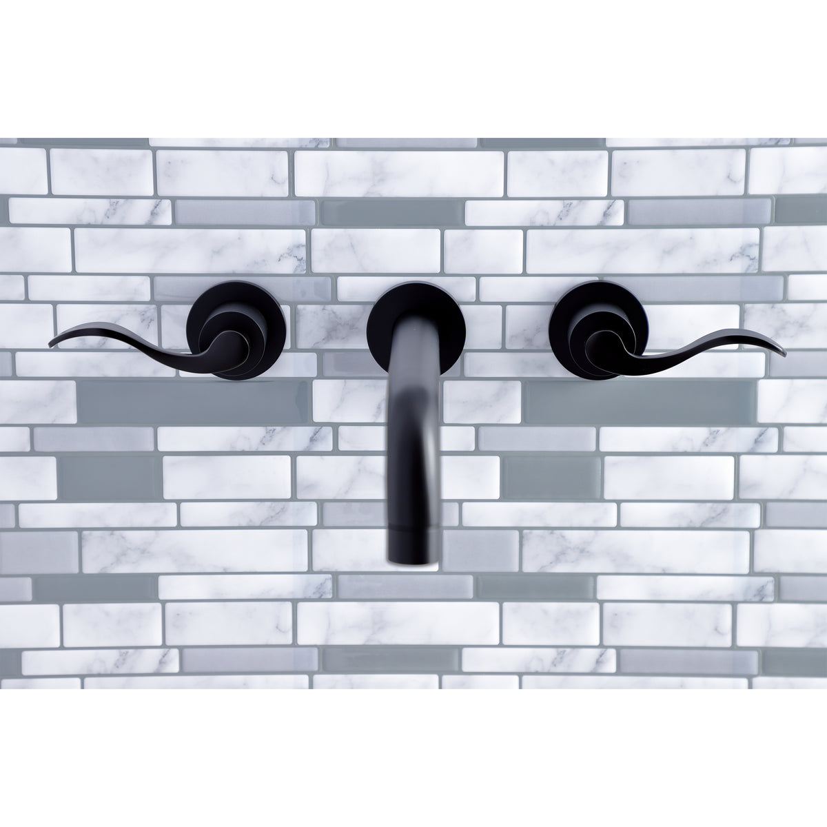 NuWave Two-Handle Wall Mount Tub Faucet