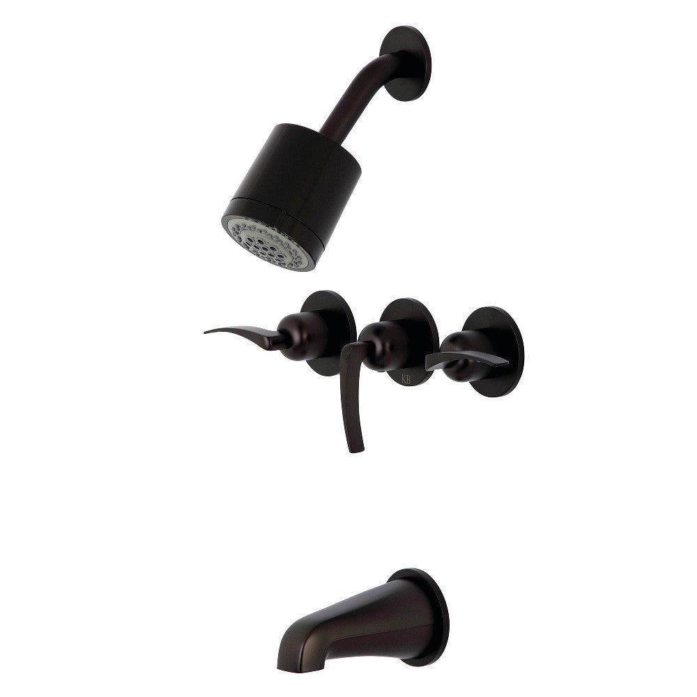 Centurion Three-Handle Tub and Shower Faucet