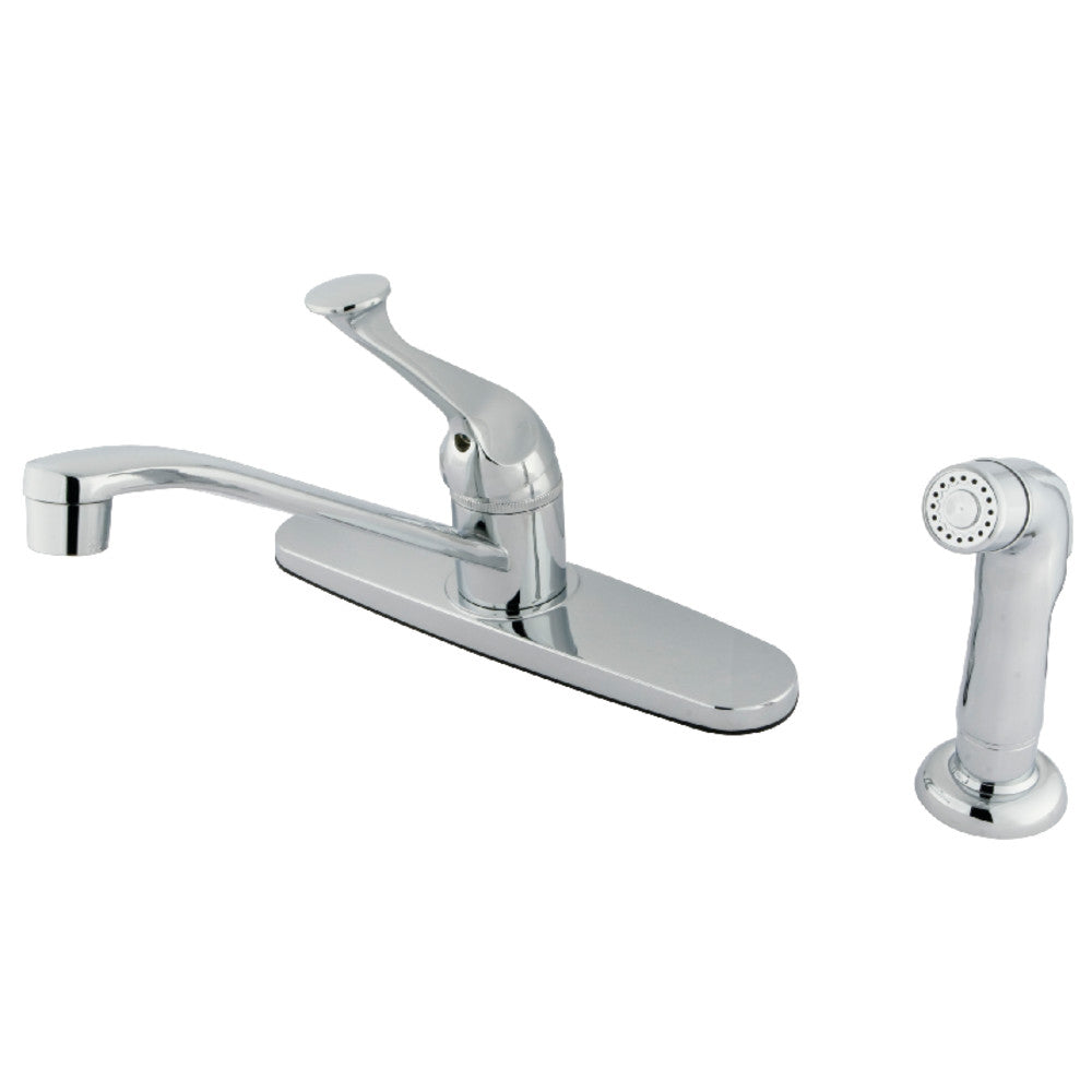 Kingston Brass KB572SNSP 8-Inch Centerset Kitchen Faucet