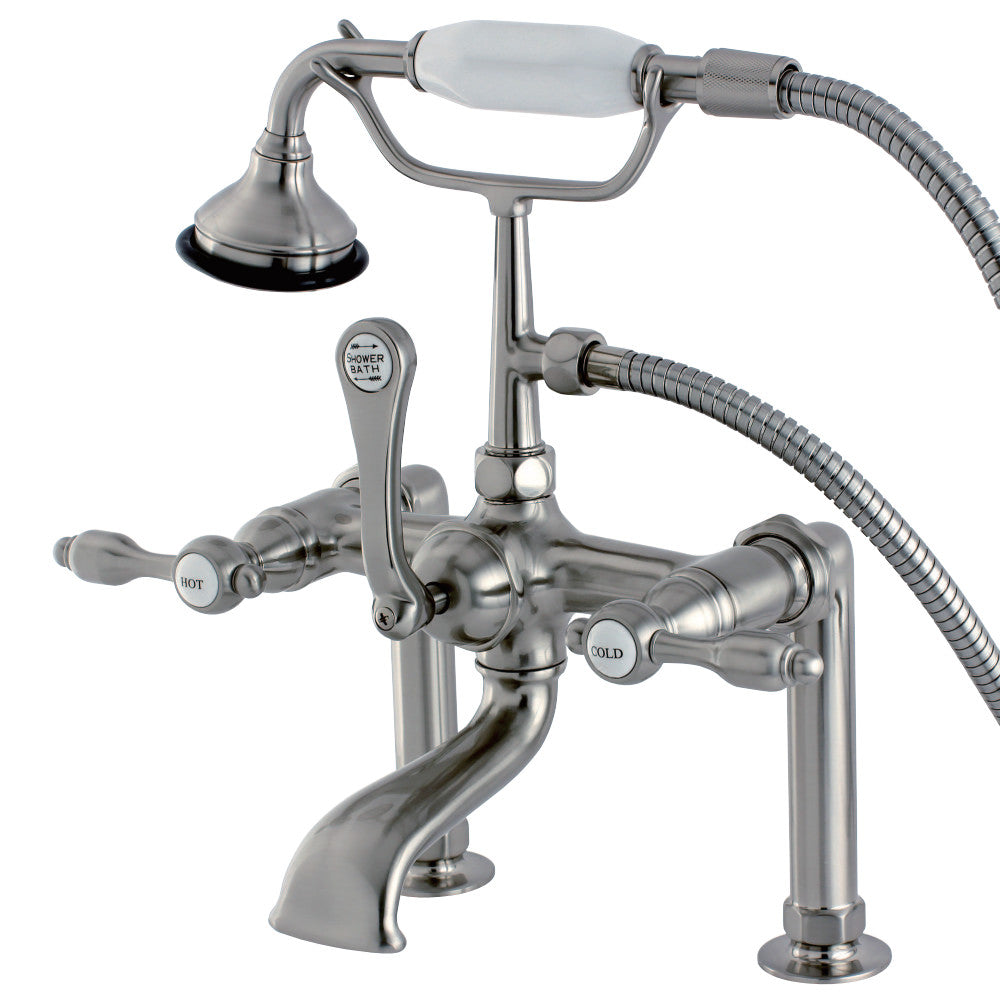 Aqua Vintage Tudor Deck Mount Clawfoot Tub Faucet