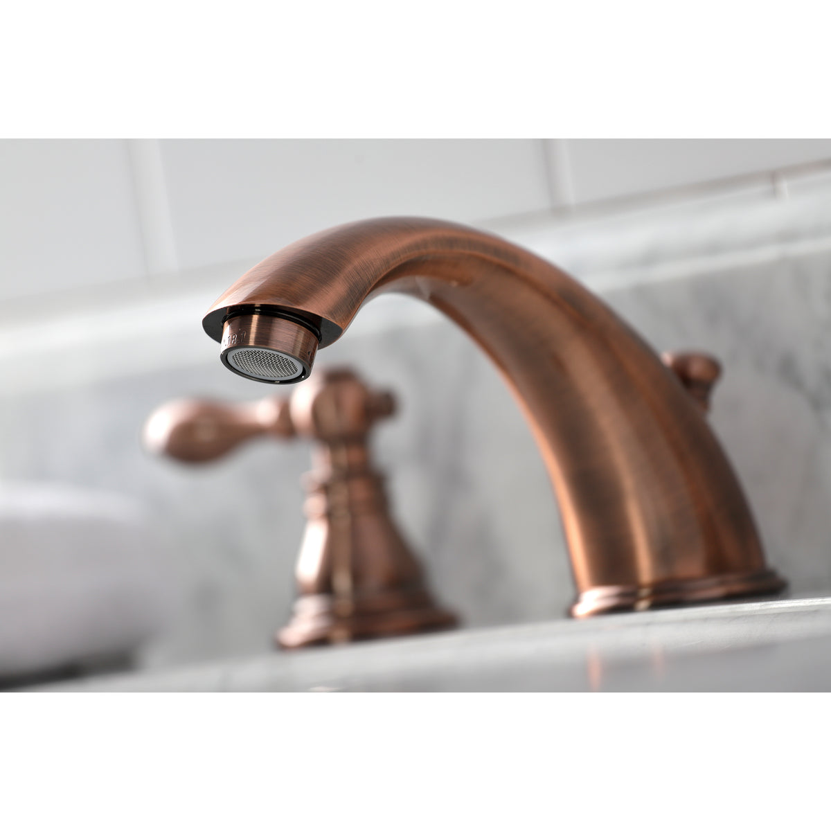 Kingston Brass KB962ACL American Classic Widespread Bathroom Faucet with Retail Pop-Up