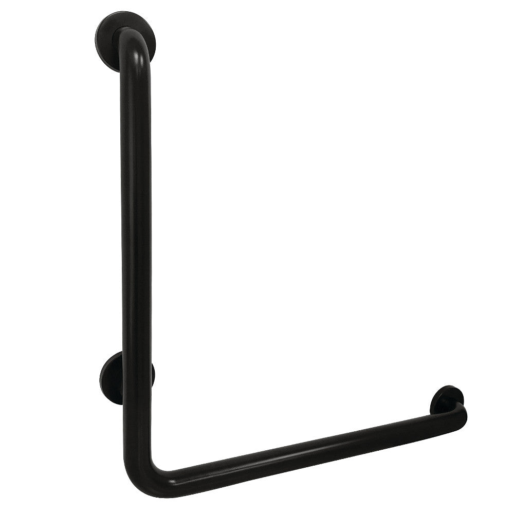 Kingston Brass 24"x 24" L-Shaped Grab Bar - Right Hand, Mirror