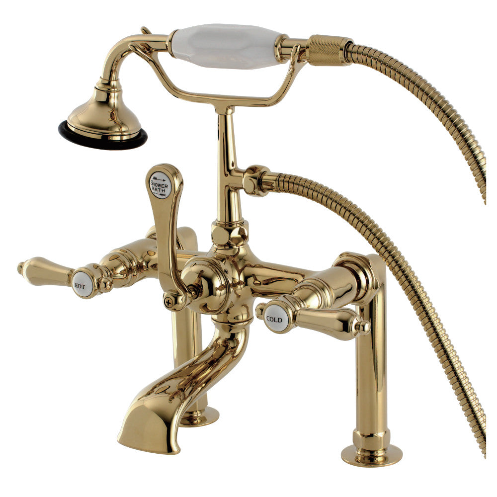 Aqua Vintage Heirloom Deck Mount Clawfoot Tub Faucet
