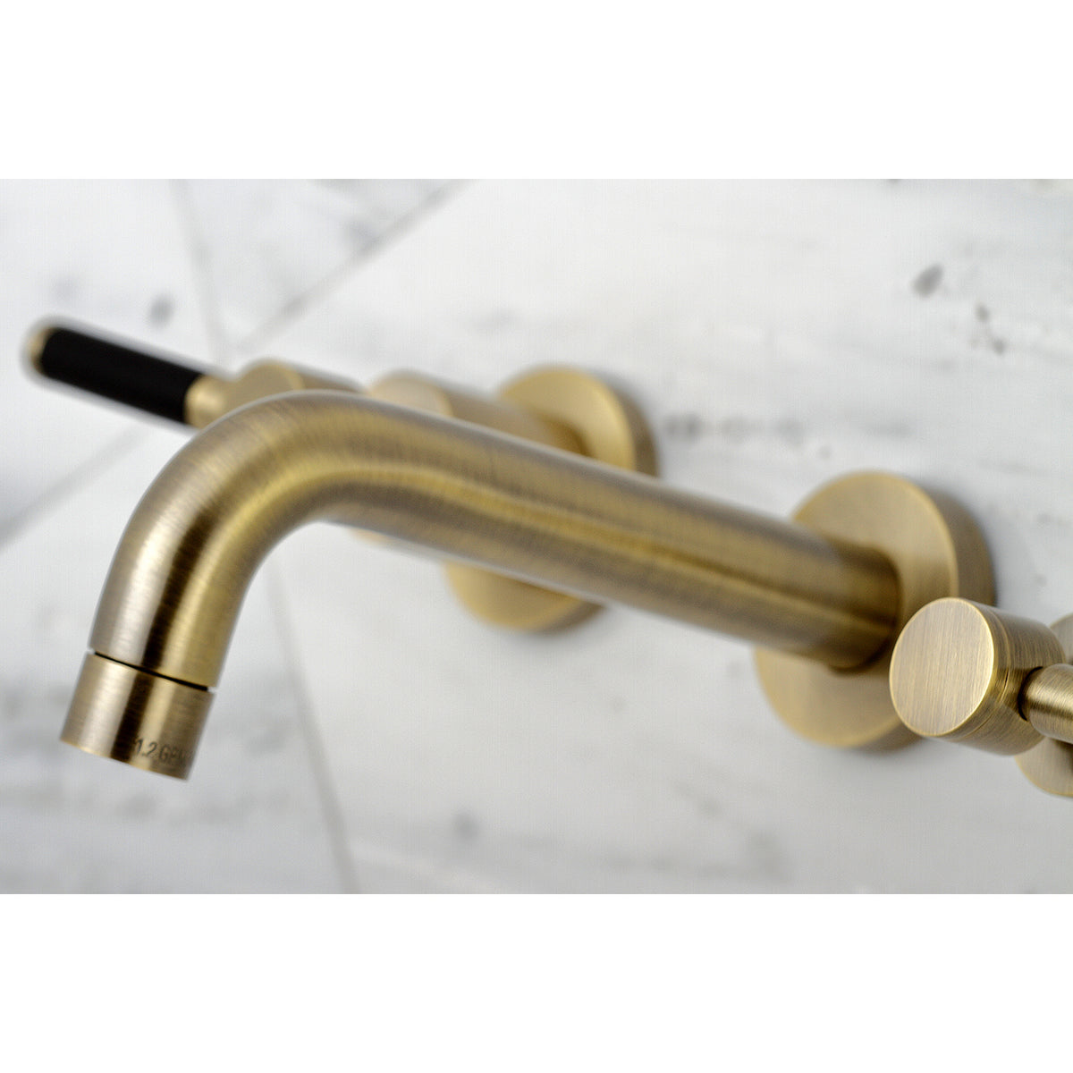 Kingston Brass KS8121DKL Kaiser 2-Handle Wall Mount Bathroom Faucet