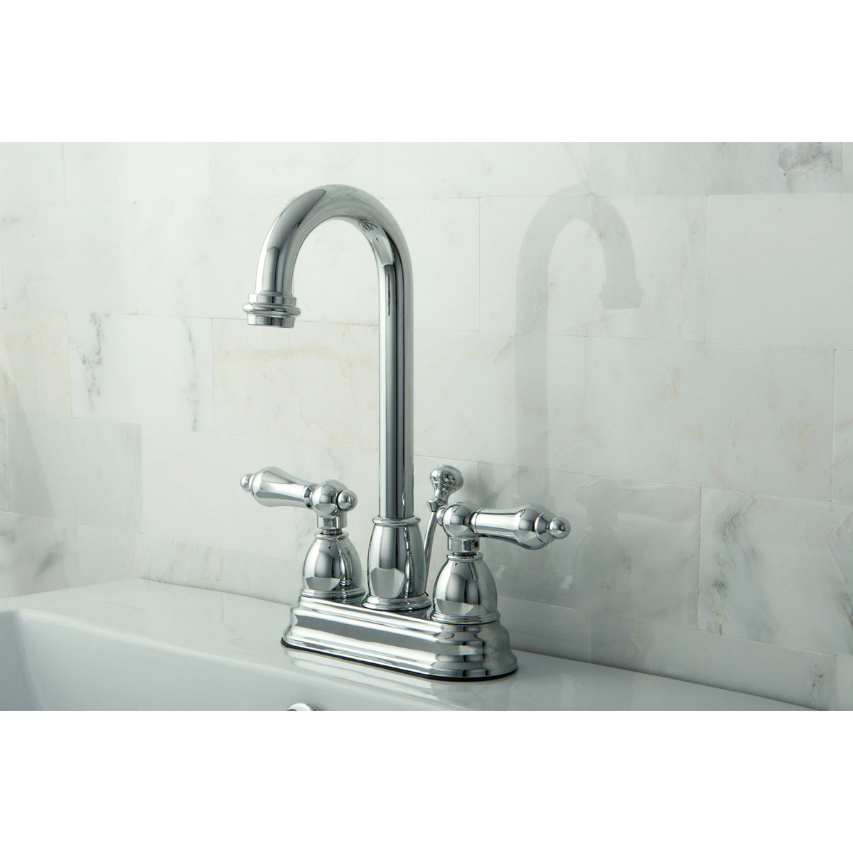 Kingston Brass KB3611AL 4 in. Centerset Bathroom Faucet