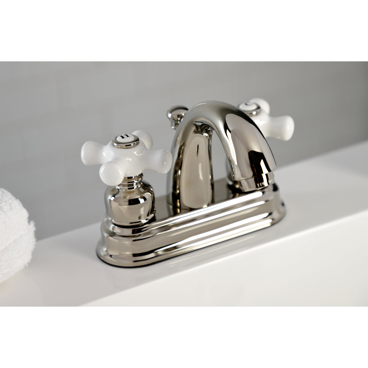 Kingston Brass KB5613PX Restoration 4 in. Centerset Bathroom Faucet