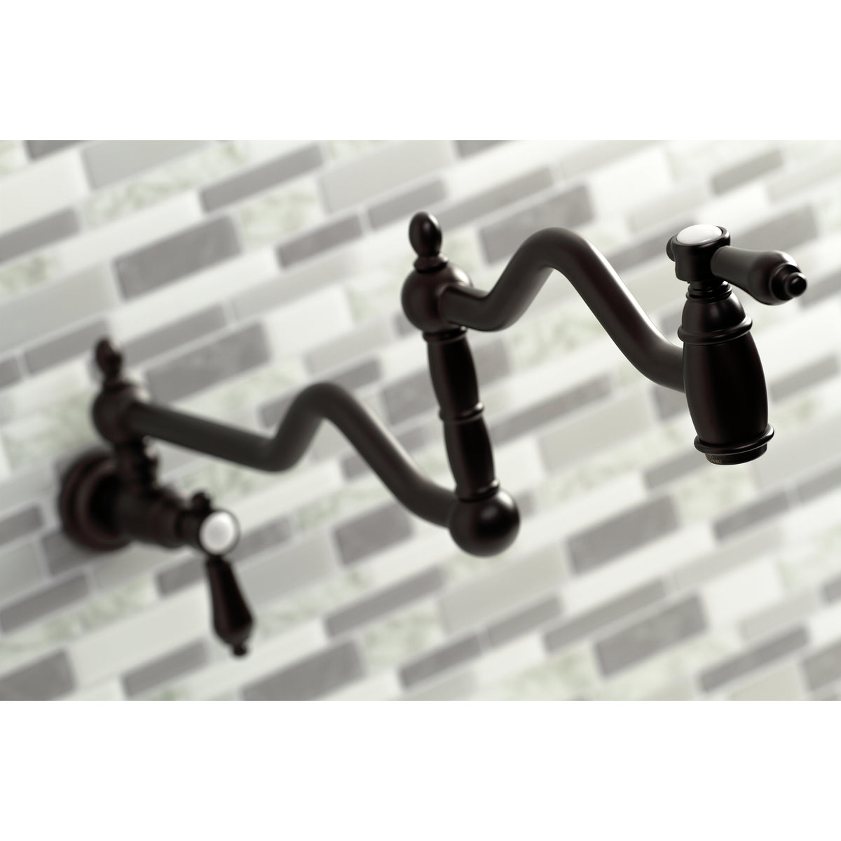 Kingston Brass KS2100BAL Heirloom Wall Mount Pot Filler