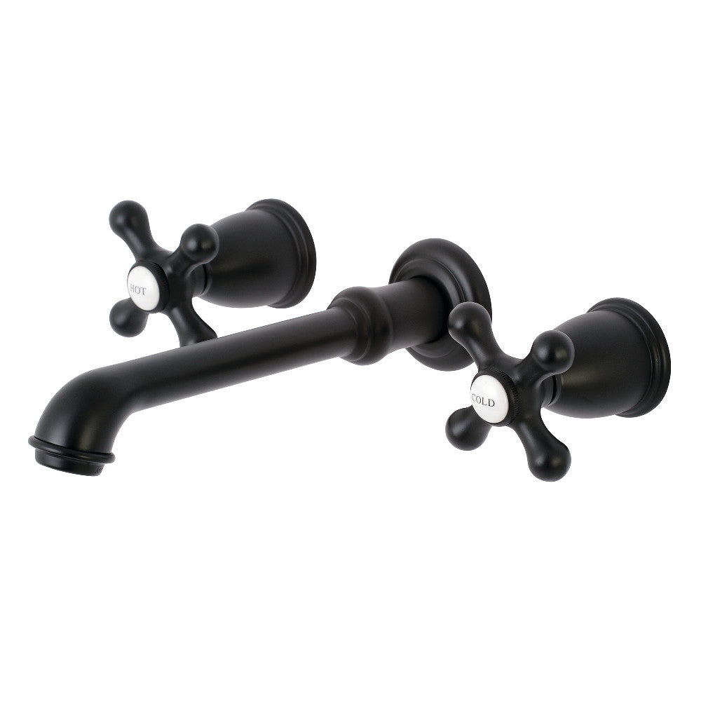 Kingston Brass KS7125AX English Country Two-Handle Wall Mount Bathroom Faucet