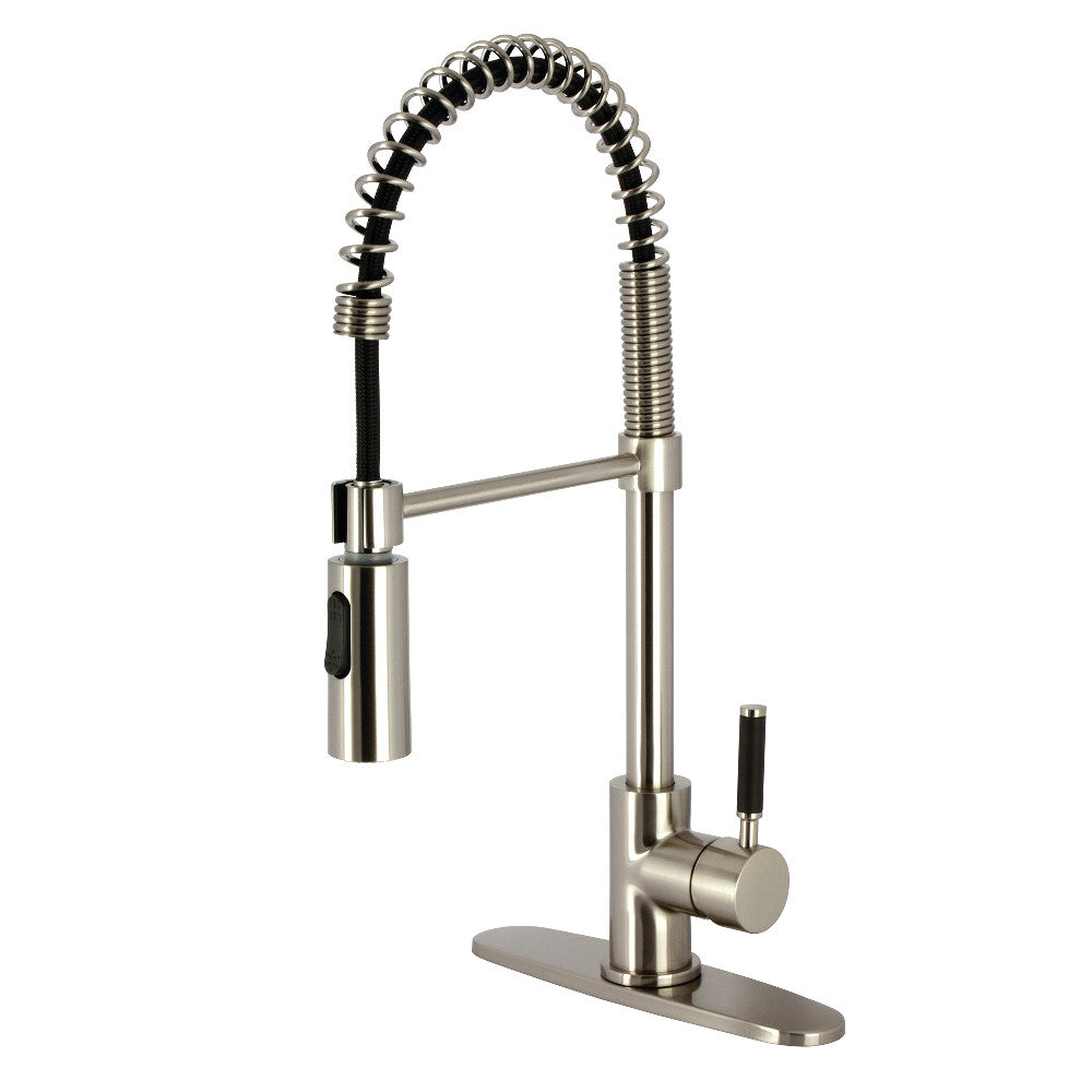 Gourmetier LS8770DKL Kaiser Single-Handle Pre-Rinse Kitchen Faucet