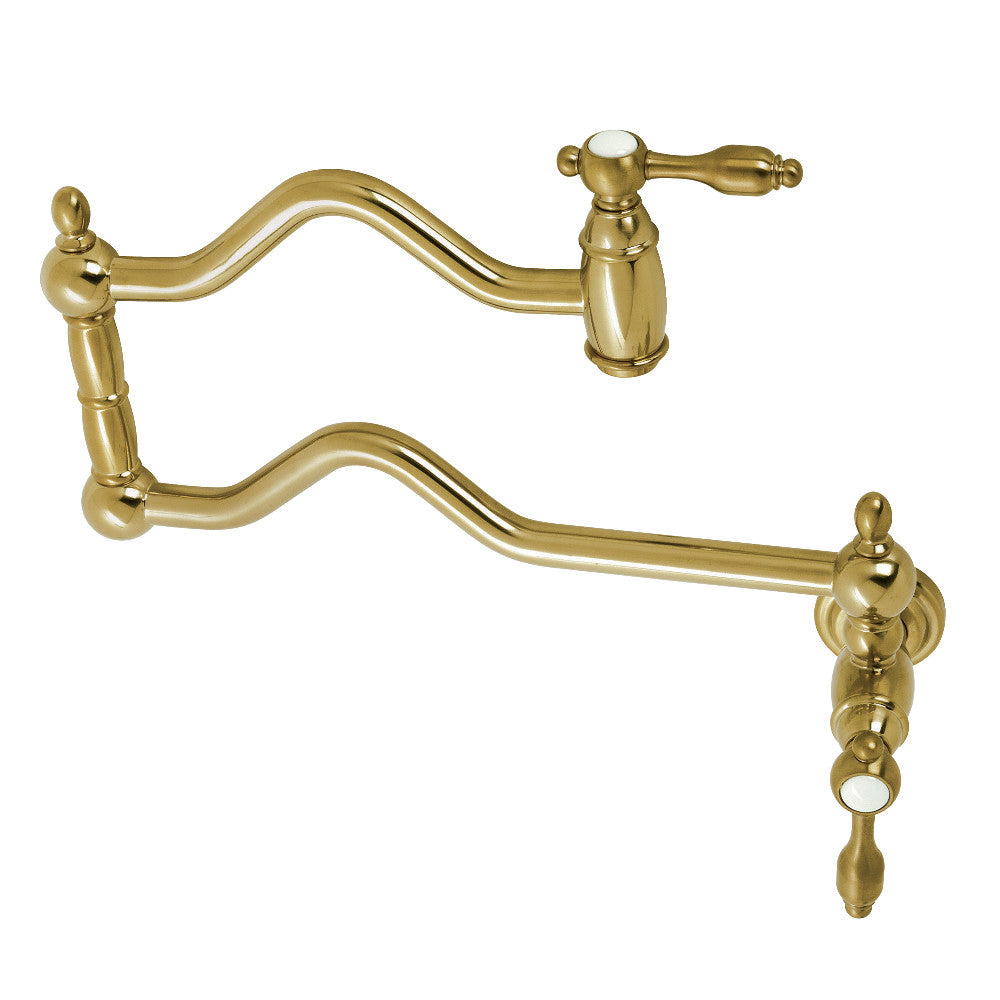 Kingston Brass KS2100TAL Tudor Wall Mount Pot Filler