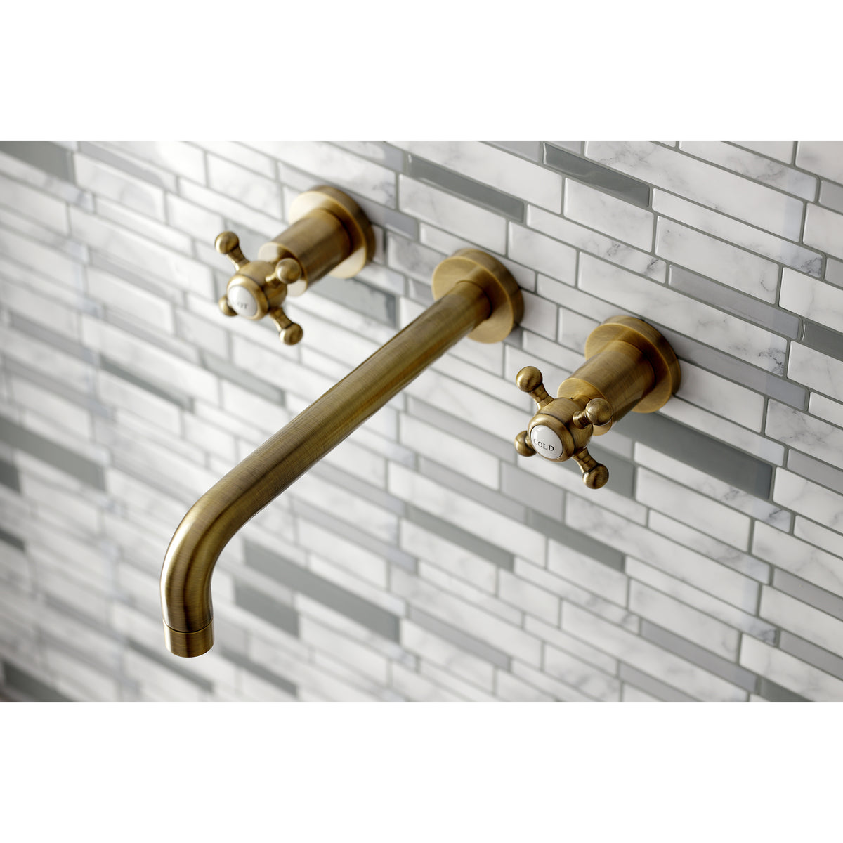 Metropolitan Two-Handle Wall Mount Tub Faucet