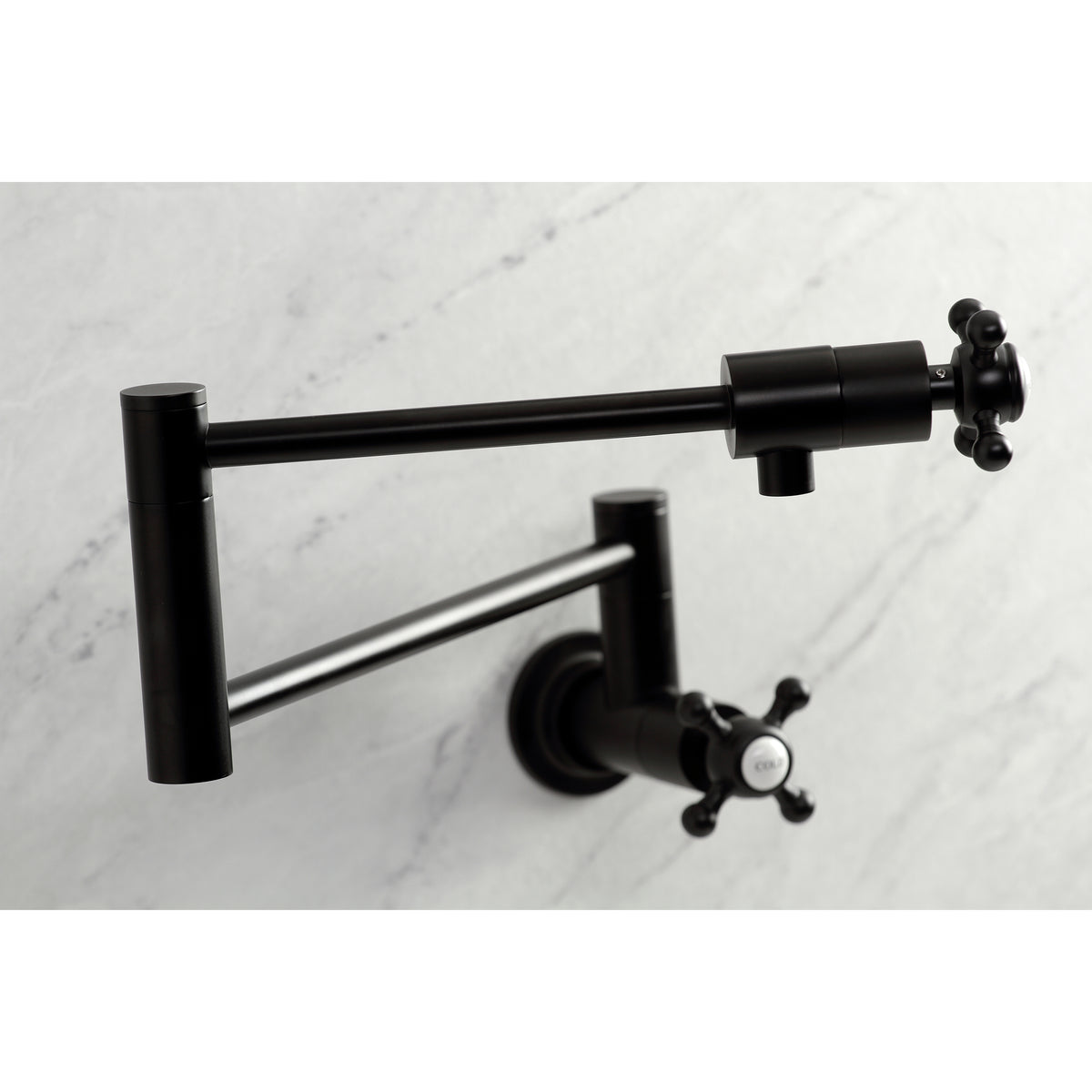 Kingston Brass KS4106BX Metropolitan Wall Mount Pot Filler