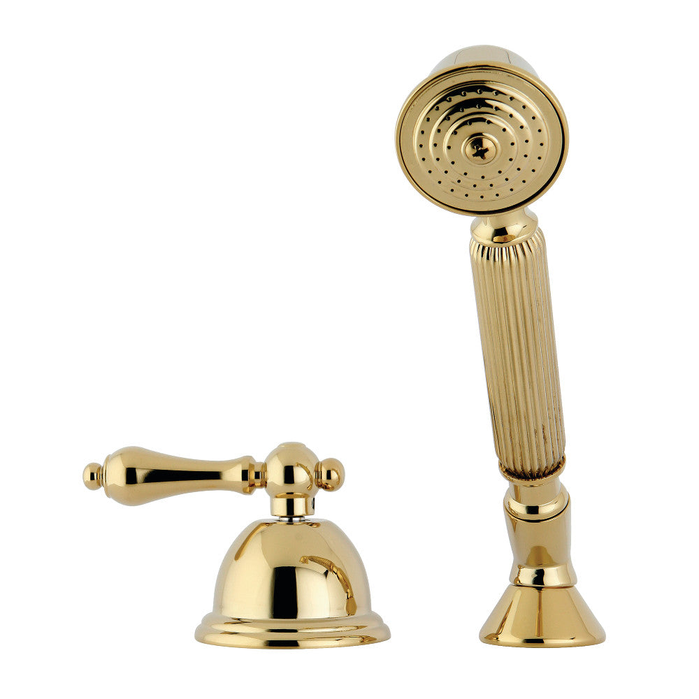 Kingston Brass Deck Mount Hand Shower with Diverter for Roman Tub Faucet