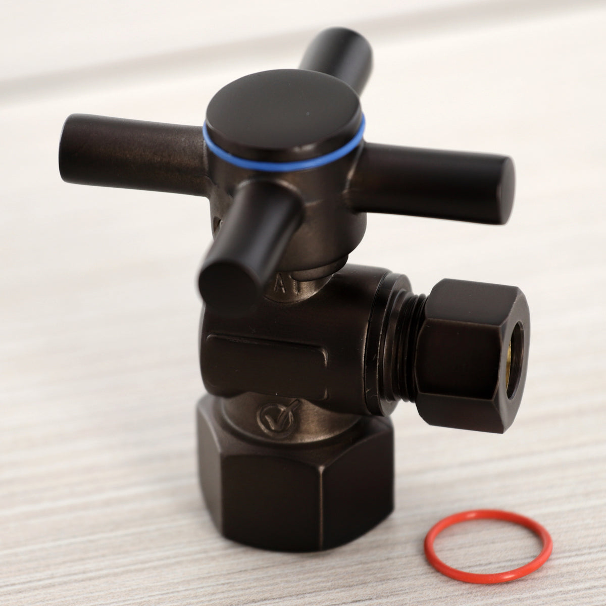 Kingston Brass Concord 1/2" IPS x 3/8" O.D. Quarter Turn Angle Stop Valve