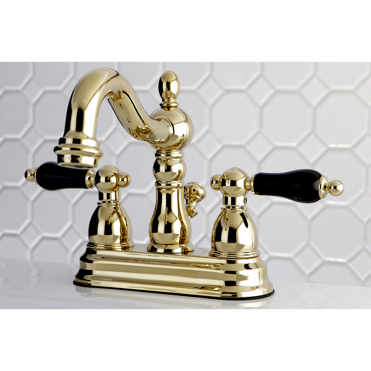 Kingston Brass KB1601PKL 4 in. Centerset Bathroom Faucet