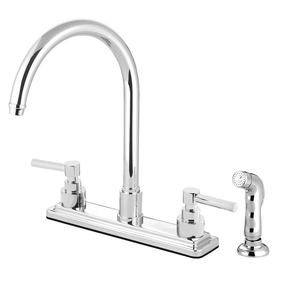 Kingston Brass KS8798EL Elinvar 8-Inch Centerset Kitchen Faucet