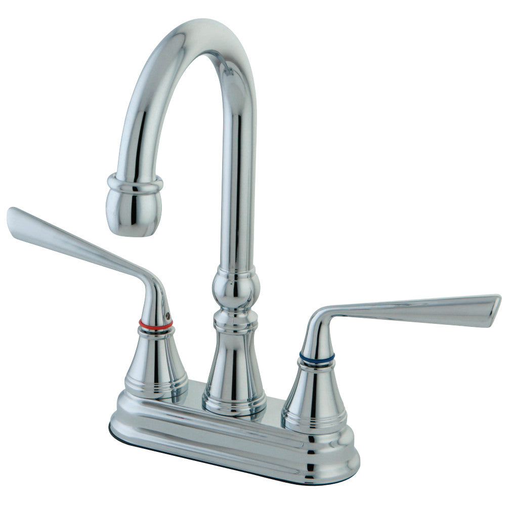 Kingston Brass KS2492ZL Silver Sage Bar Faucet