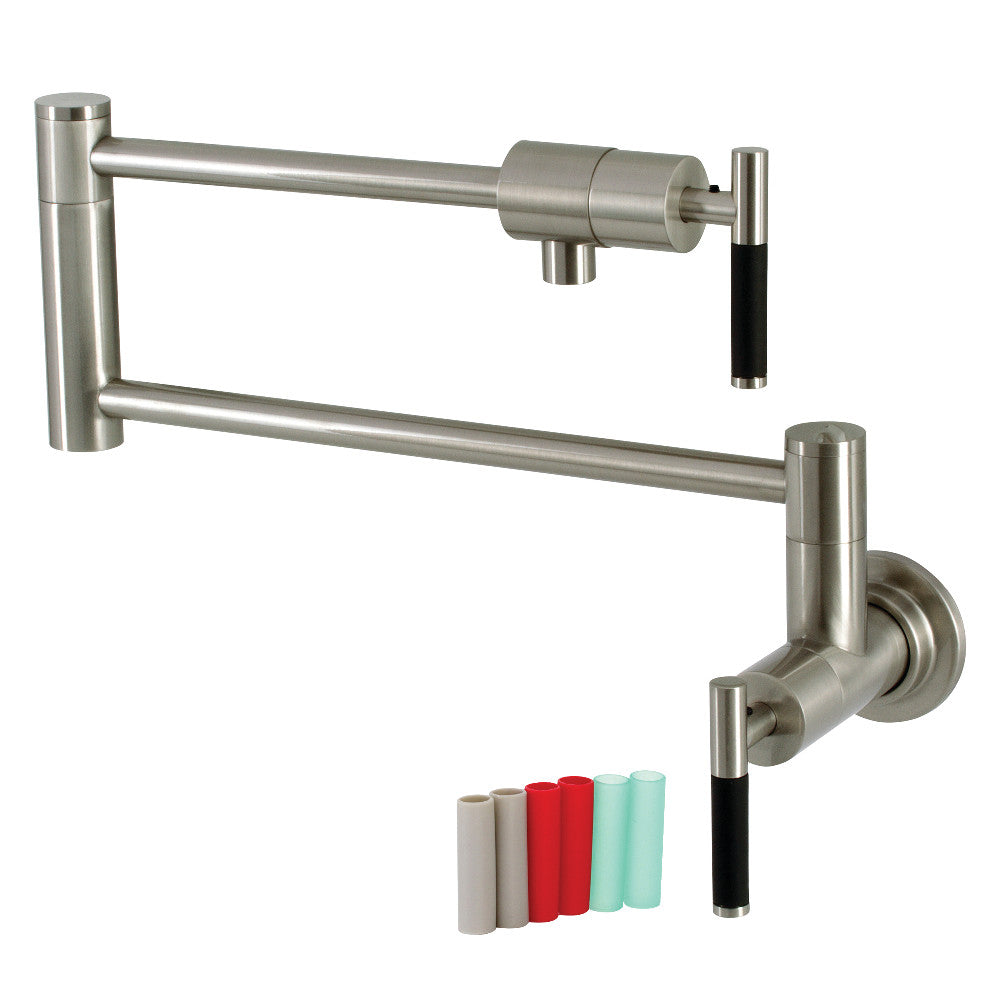 Kingston Brass KS4102CKL Kaiser Wall Mount Pot Filler Faucet