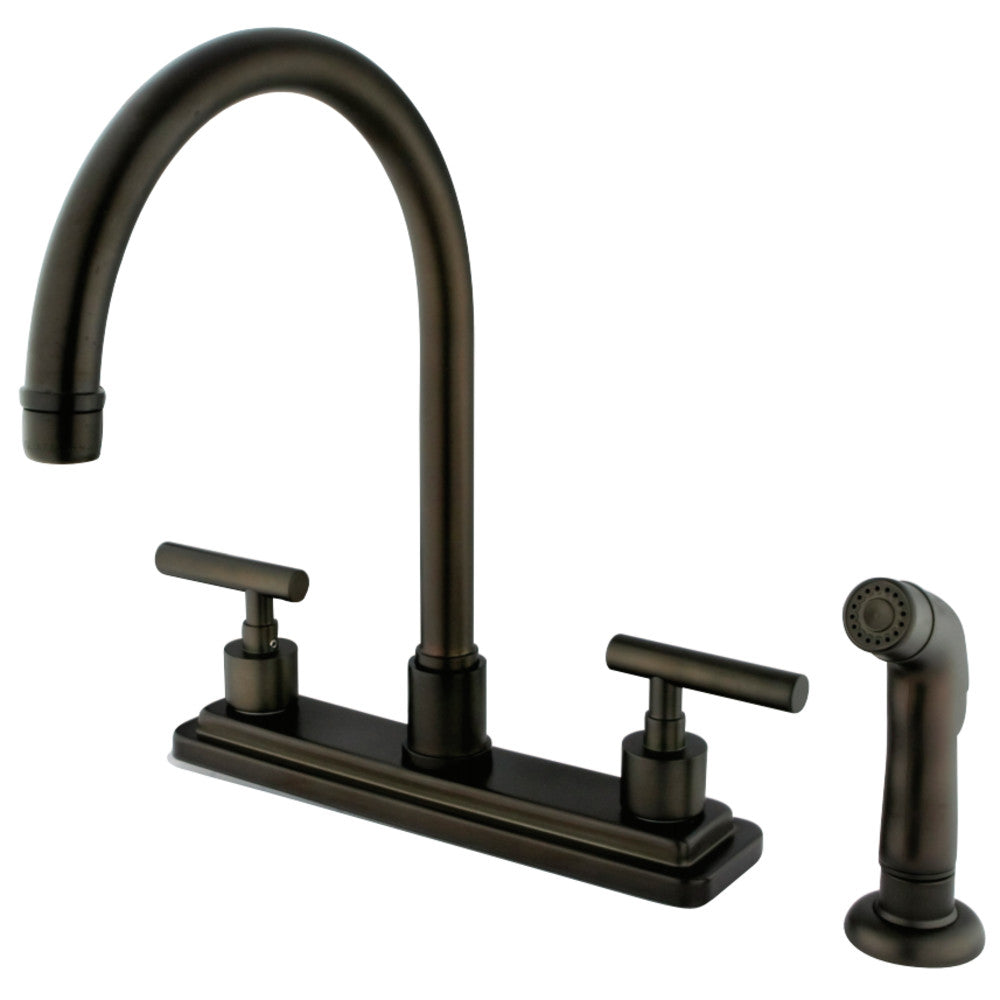 Kingston Brass KS8795CML Manhattan Centerset Kitchen Faucet