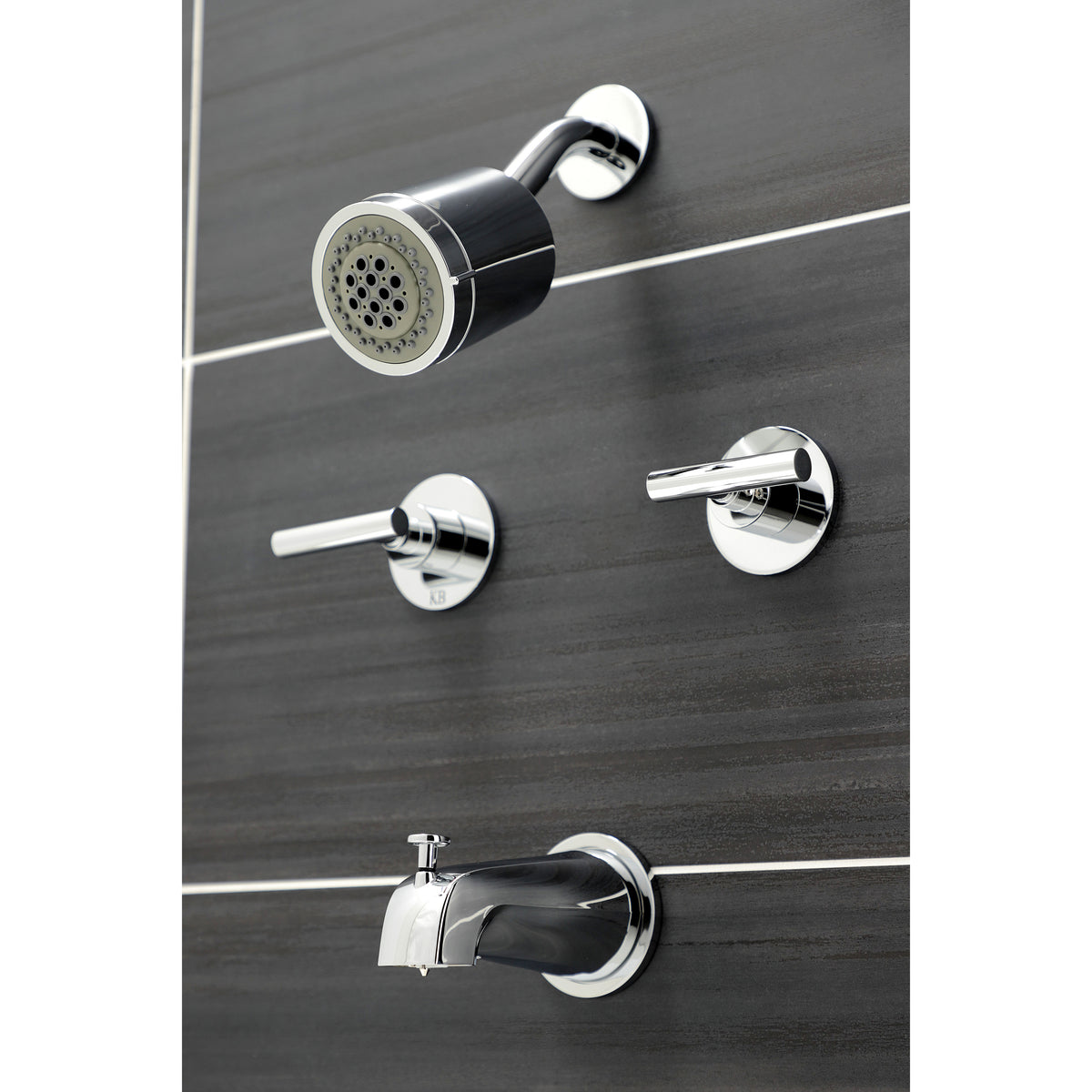 Manhattan Two-Handle Tub and Shower Faucet