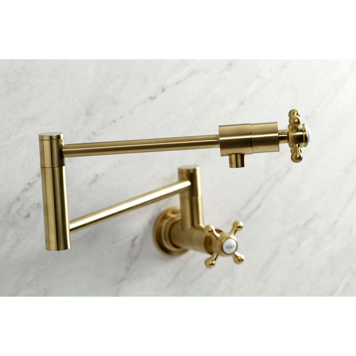 Kingston Brass KS4106BX Metropolitan Wall Mount Pot Filler