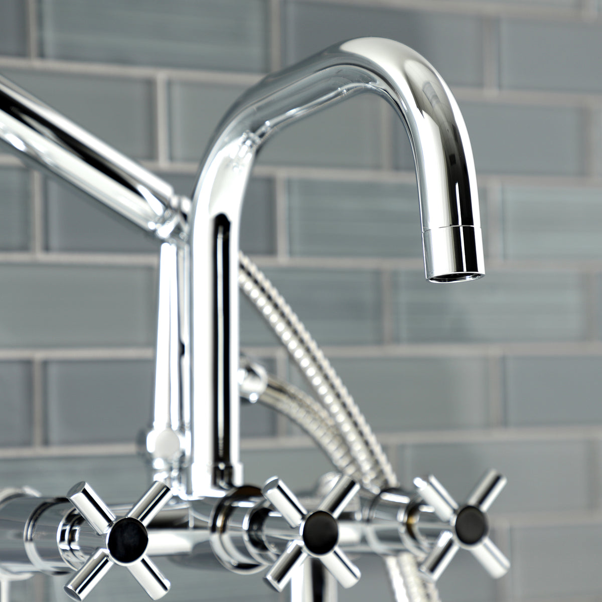 Aqua Vintage Concord Deck Mount Clawfoot Tub Faucet