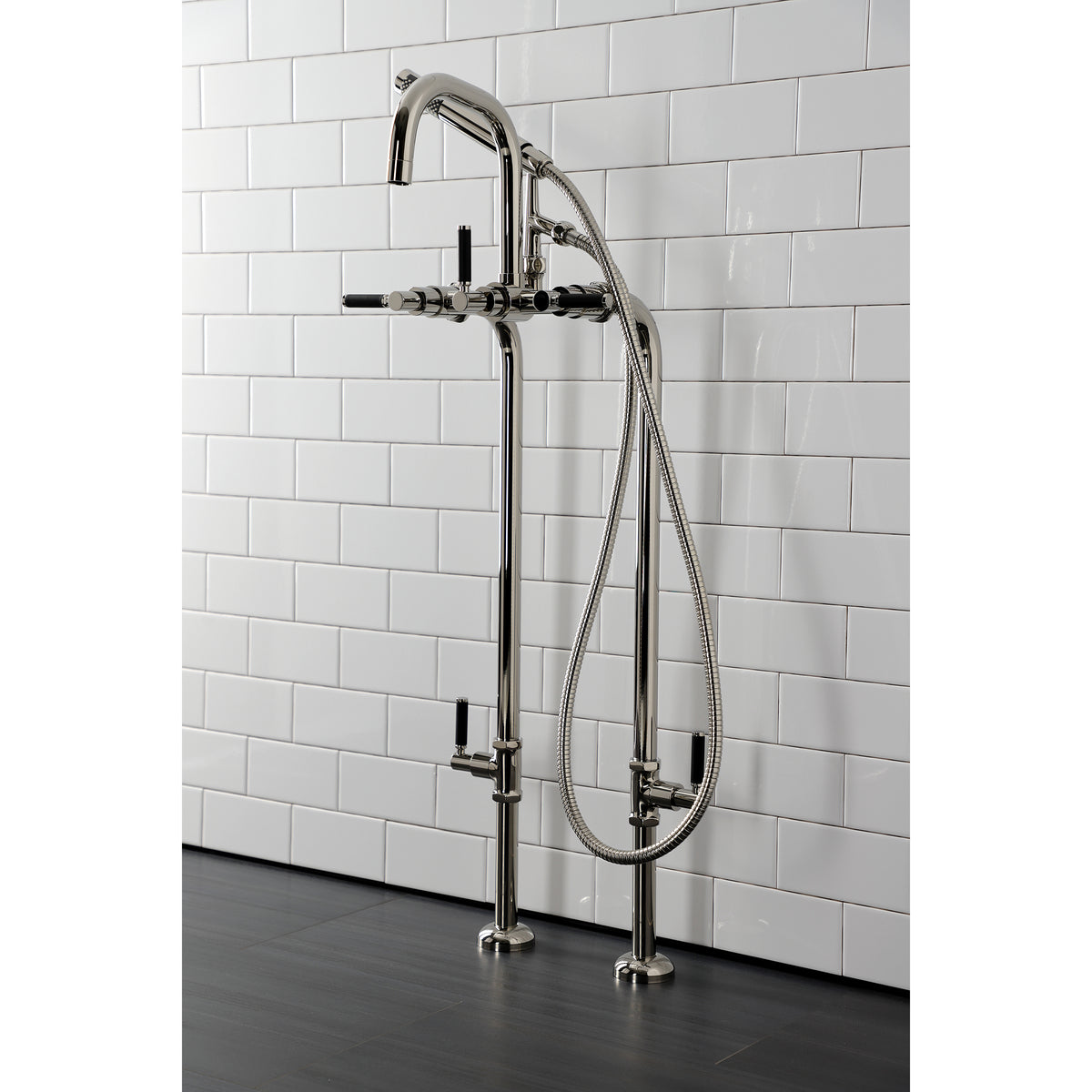 Vintage CCK8406DKL Concord Freestanding Tub Faucet with Supply Line,Stop Valve